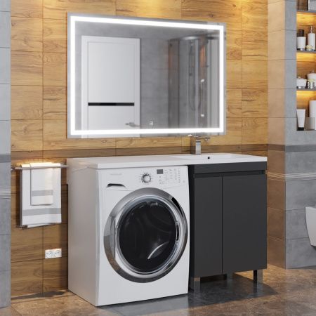 Тумба с раковиной Uperwood Magenta 52930205158 120х50 цвет черный