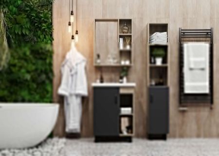 Зеркало-шкаф Onika Тимбер 206070 60х70 подвесной цвет коричневый