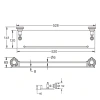 Полка в ванную комнату Rose RG11 RG1119