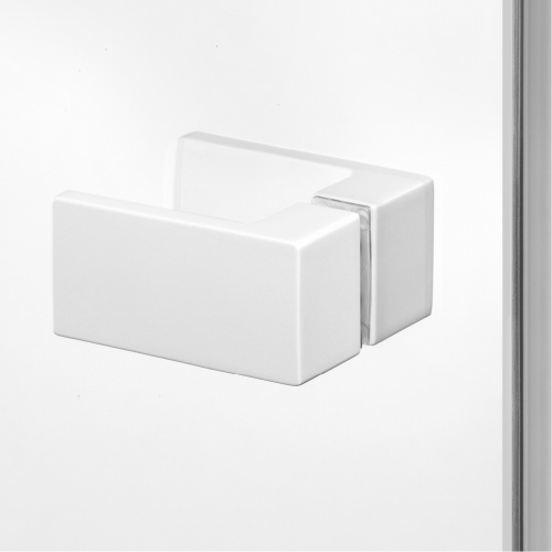 Душевой уголок New Trendy AVEXA White EXK-3865 90х90 стекло прозрачное профиль белый без поддона - фото 3