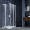 Душевой уголок Vincea Alpha VSS-3AL100CL 100х100 стекло прозрачное профиль хром без поддона