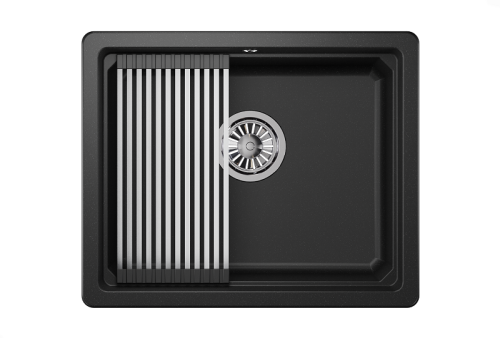 Кухонная мойка Granula Kitchen Space 5501U, ЧЁРНЫЙ 55x45 цвет черный - фото 2