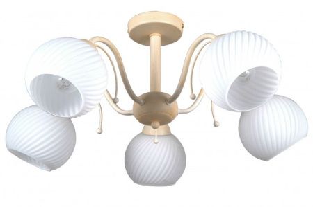 Люстра на штанге Natali Kovaltseva 75146 75146/5C BEIGE GOLD