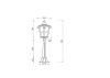Парковый светильник Maytoni Outdoor Albion (Альбион) O413FL-01BZ1