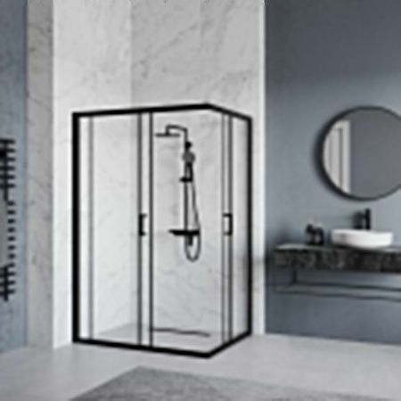 Душевой уголок RGW Passage 030824682-14 120х80 стекло прозрачное профиль черный без поддона