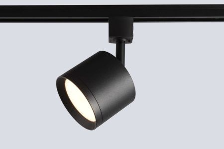 Трековый однофазный светильник Crystal Lux Basic (Басиц) CLT 0.31 020 BK