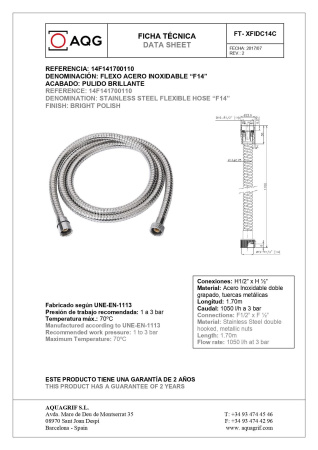 Смеситель для душа AQG Delta 01DEL419CR настенный хром