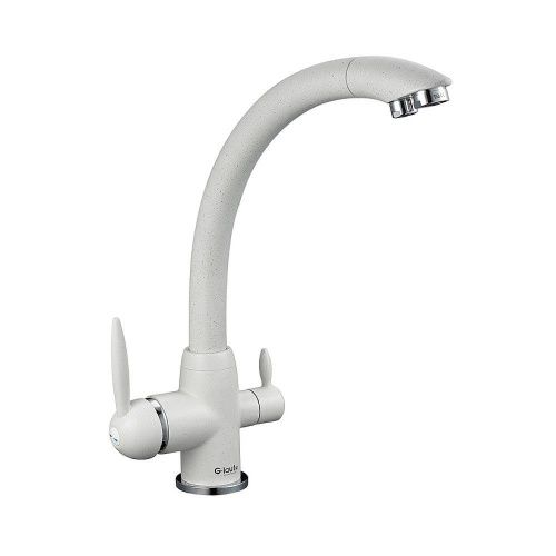 Смеситель для кухни G.Lauf GOP GOP18-A093KW на столешницу белый - фото 2