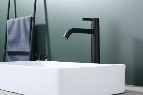 Смеситель для раковины Splenka S221 S221.15.06 на столешницу черный - фото 2