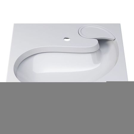 Раковина из искусственного камня Uperwood Comforty 291021038 60х60 над стиральной машиной цвет белый