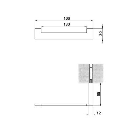 Бумагодержатель Cisal Quad QU09040121