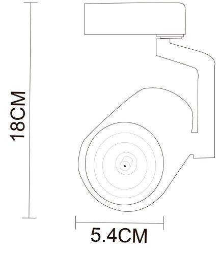 Трековый светодиодный светильник Arte Lamp Traccia (Трацциа) A2310PL-1WH - фото 4