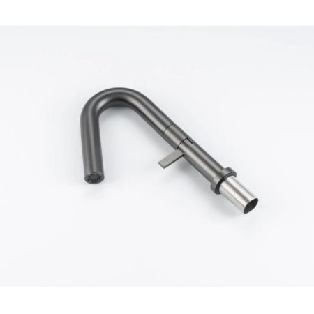 Смеситель Knotlor ELIXIR SS-30/GM на раковину вороненая сталь