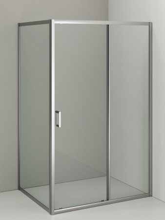 Душевой уголок Orange E23-12090TCR 120х89 стекло прозрачное профиль хром глянцевый без поддона