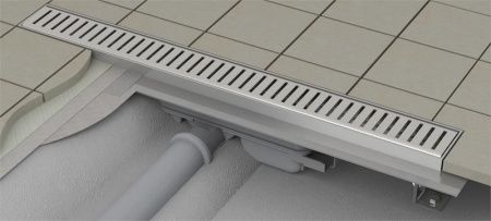 Душевой лоток Alcadrain APZ101 APZ101-950 95х5 серый