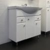 Тумба с раковиной Comforty Сочи 00004134639CF 90х50 напольная цвет белый