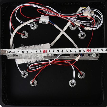 Люстра потолочная Natali Kovaltseva Spektr (Спектр) HIGH-TECH LED LAMPS 82022 BLACK