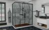 Душевой уголок AvaCan FB2-190-SB80 80х80 стекло тонированное профиль черный без поддона