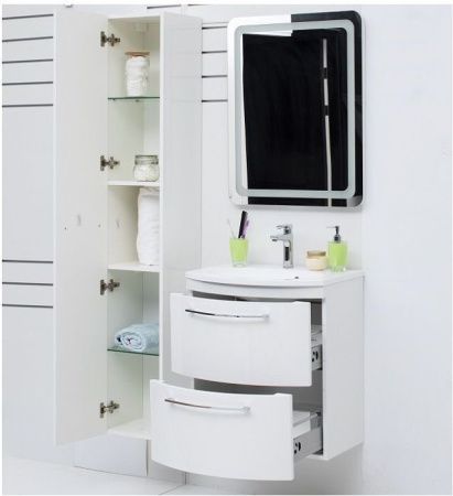 Шкаф-пенал De Aqua Токката 00167224 40х180 подвесной