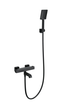 Смеситель для ванны Wonzon & Woghand Stay WW-B2026-A1-MB настенный черный