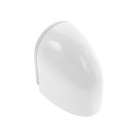 Унитаз подвесной Grossman Торнадо GR-4455SQC белый глянцевый с сиденьем микролифт безободковый смыв торнадо