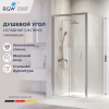 Душевой уголок RGW Passage (Пассаж) 060813200-11 100х100 стекло прозрачное профиль хром без поддона