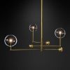 Люстра на штанге Delight Collection Globe Mobile (Глобе Мобиле) KG0835P-3 brass