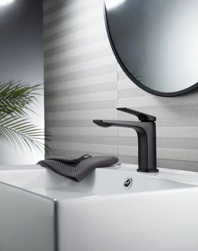 Смеситель Knotlor VIGOR KN-70/BL на раковину черный - фото 5