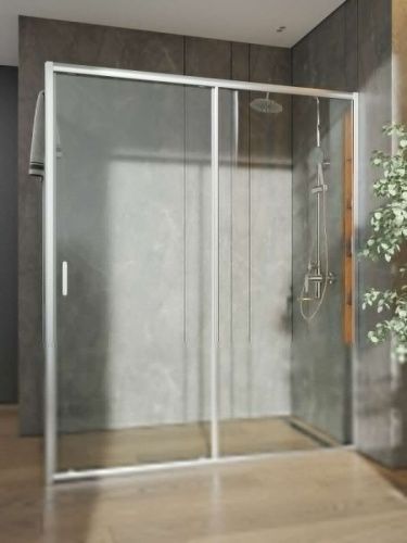 Душевой уголок Orange E23-16080TCR 160х80 стекло прозрачное профиль хром без поддона - фото 5