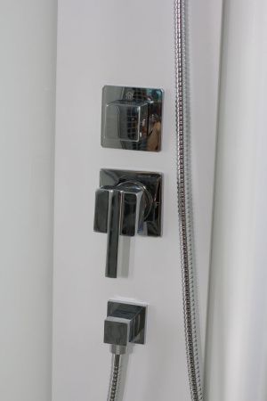 Душевая кабина Cerutti SPA CHIKA901T 90х90 пятиугольная без крыши ориентация универсальная