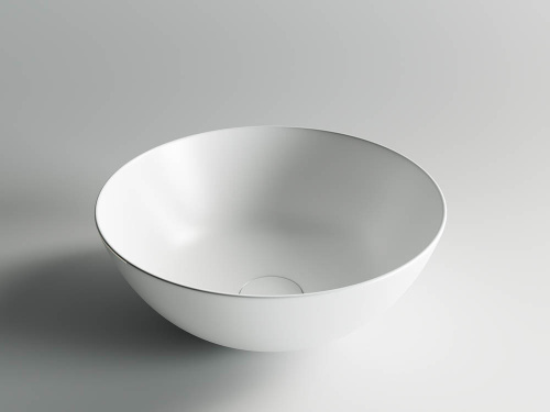 Раковина из сантехнического фарфора Ceramica Nova ELEMENT CN6003 36х36 накладная цвет белый матовый - фото 3