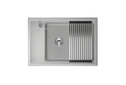 Кухонная мойка Granula Kitchen Space 7305, АРКТИК 73x51 цвет арктик - фото 2