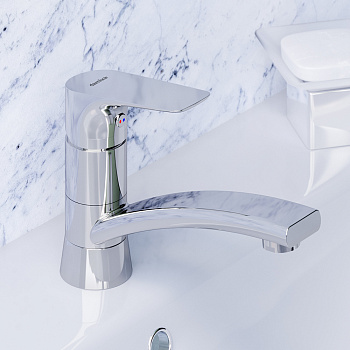 Смеситель Damixa Jupiter 770220001 на раковину хром без термостата