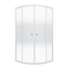 Душевой уголок Тритон Лайт Щ0000064834 100х100 стекло с рисунком профиль белый без поддона