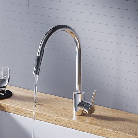 Смеситель для кухни Dorff Logic D3007500 на мойку хром