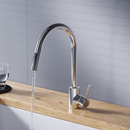 Смеситель для кухни Dorff Logic D3007500 на раковину/на столешницу хром - фото 4