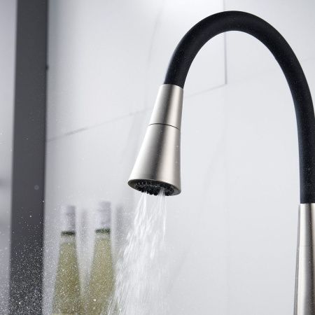 Смеситель для кухни Rose R213L на мойку сатин