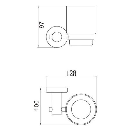 Стакан Savol S-005658C