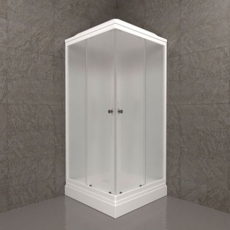 Душевая кабина Тритон Вельвет-К Щ0000061852 90х90 квадратная с крышей ориентация универсальная