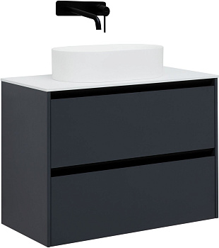 Тумба под раковину Allen Brau Activity 1.34005.AM 90х46х65 подвесная цвет черный