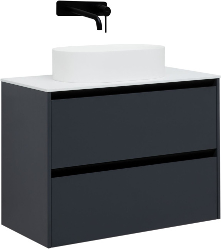 Тумба под раковину Allen Brau Activity 1.34005.AM 90х46х65 подвесная цвет черный