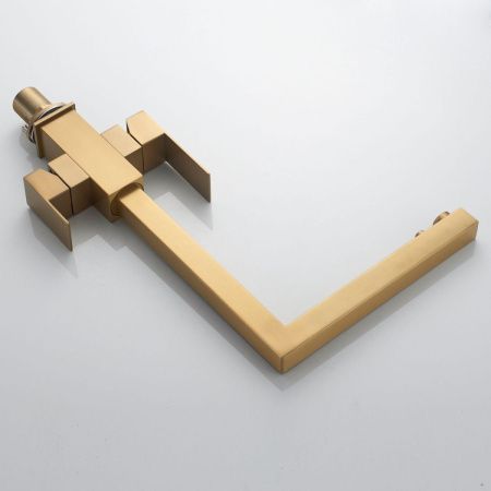 Смеситель для кухни Shevanik S148G на мойку золото