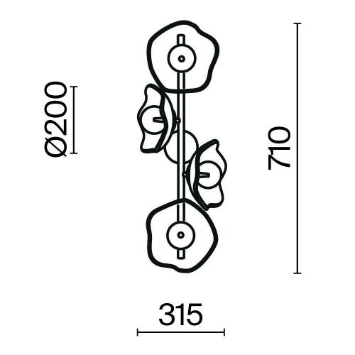 Бра Maytoni Miracle MOD207WL-04BS - фото 4