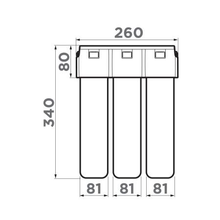 Фильтр для очистки воды Omoikiri Pure Drop Lite 4998028