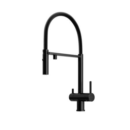Смеситель для кухни Sancos Imola SC4010MB на мойку черный матовый/черный