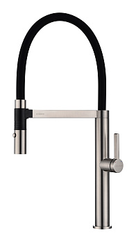 Смеситель для кухни Paulmark LEADER Le214101-NI на раковину никель