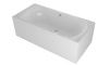 Ванна акриловая 1MarKa ESMA 01эс1990 190х90 пристенная прямоугольная без каркаса