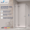 Душевой уголок RGW Stilvoll (Стилвол - На стиле) 353203000-210 100х100 стекло матовое профиль сатин без поддона