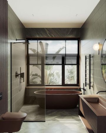 Душевая перегородка Maybah Glass MGD-1353-6у 100х195 стекло тонированное профиль черный