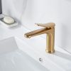 Смеситель Shevanik S4701G на раковину золото
